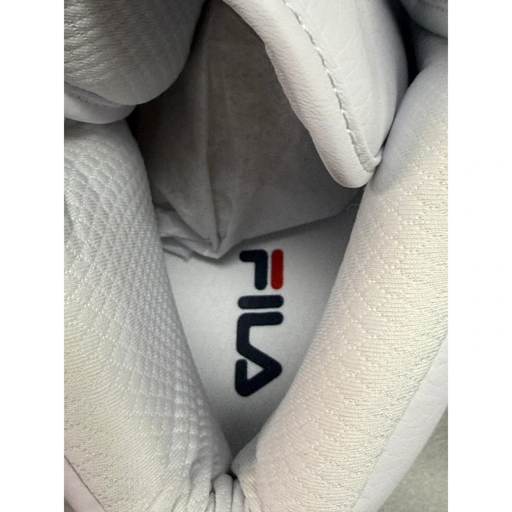 Fila Vulc 13 Reverse Flag Mens White Navy Red High Top Sneakers 1CM00802-125 12